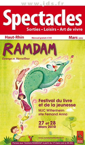 couverture magazine spectacles 218